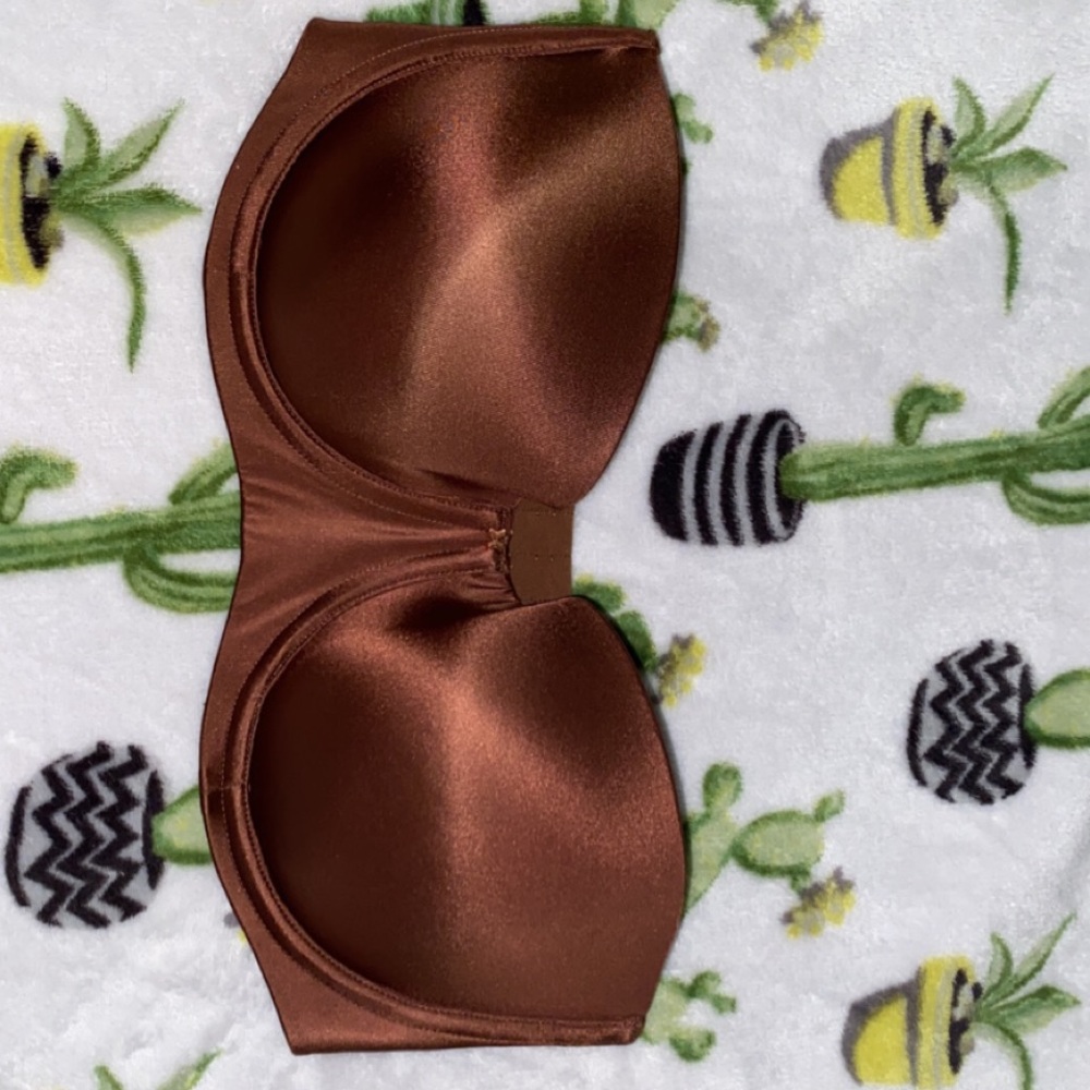 SAVAGE X FENTY brown strapless bra